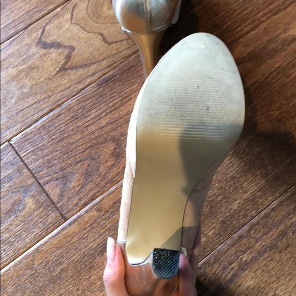 Topshop nude and gold pump - Picture 4 of 5
